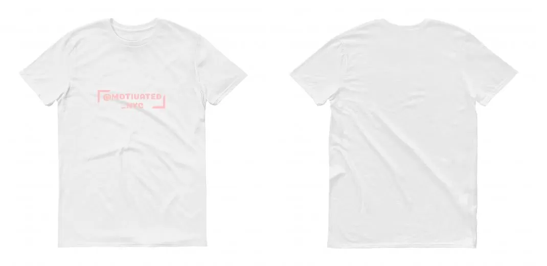 100 White T-Shirts - DTG Full Color