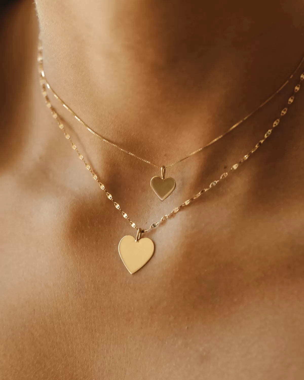 10mm Heart Charm - 10k Solid Gold