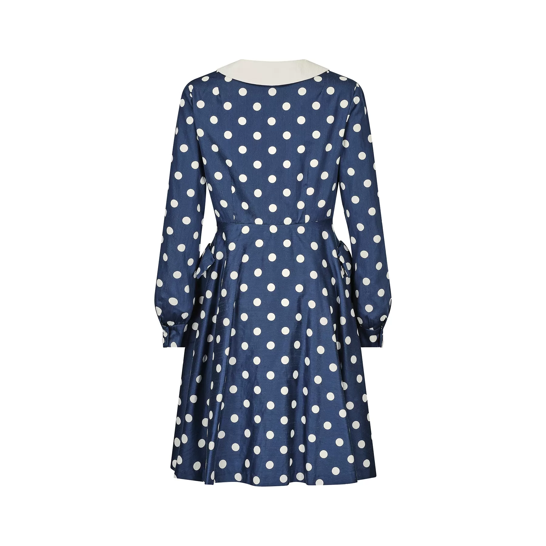 1960s Louis Feraud Polka Dot Shirtwaister Dress