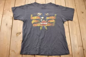 2001 Jacox Harley Davidson Toronto Canada Graphic T Shirt / Y2K Harley Davidson / Faded Vintage T Shirt / Vintage Distressing