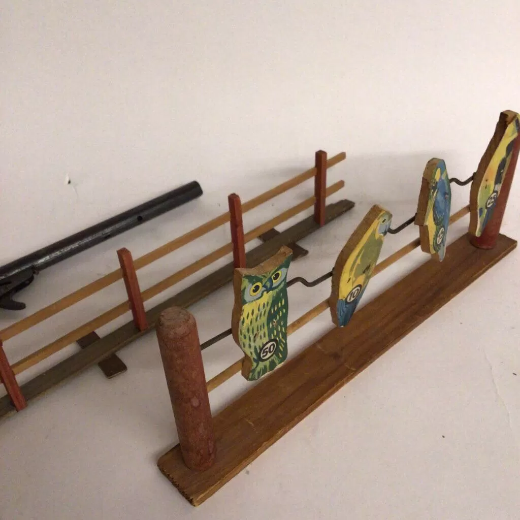 3pc. Daisy Cork Gun & Target Game, ca. 1950s