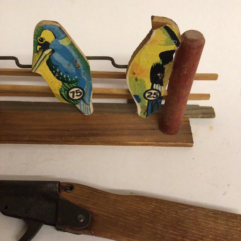 3pc. Daisy Cork Gun & Target Game, ca. 1950s