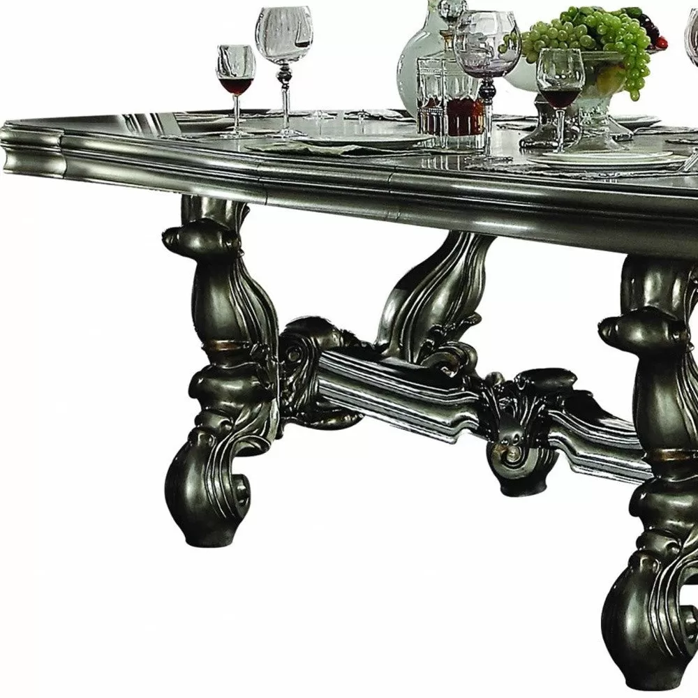 46 Platinum Solid Wood Dining Table