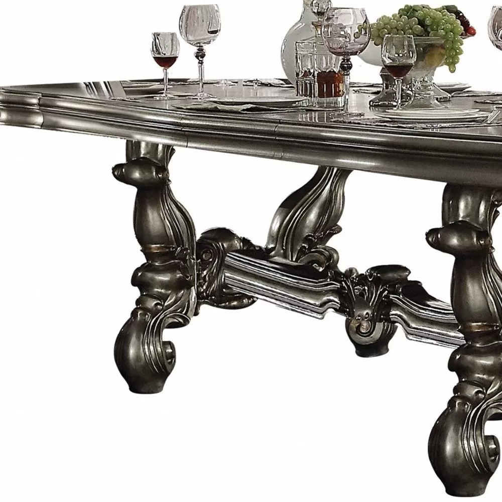 46 Platinum Solid Wood Dining Table