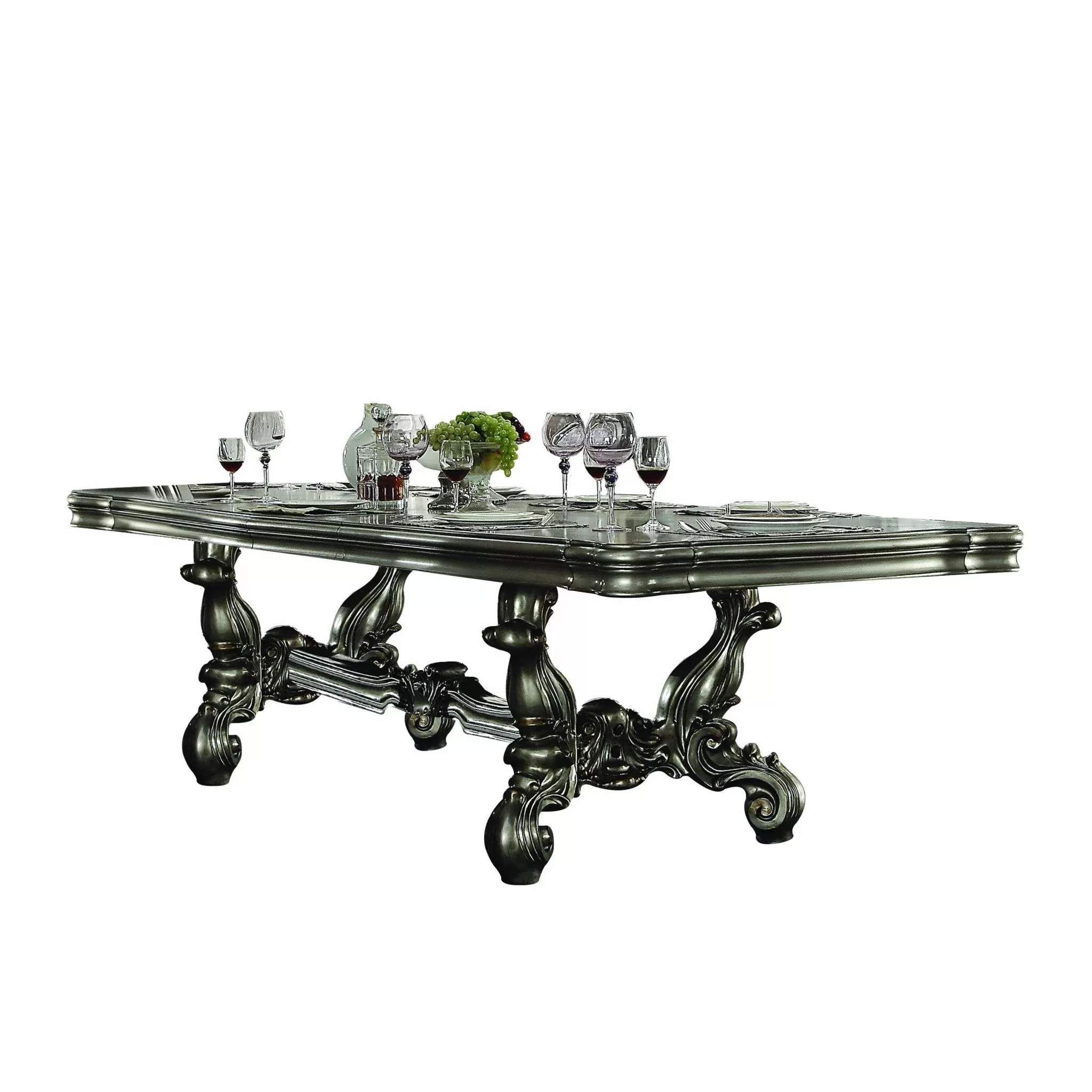 46 Platinum Solid Wood Dining Table