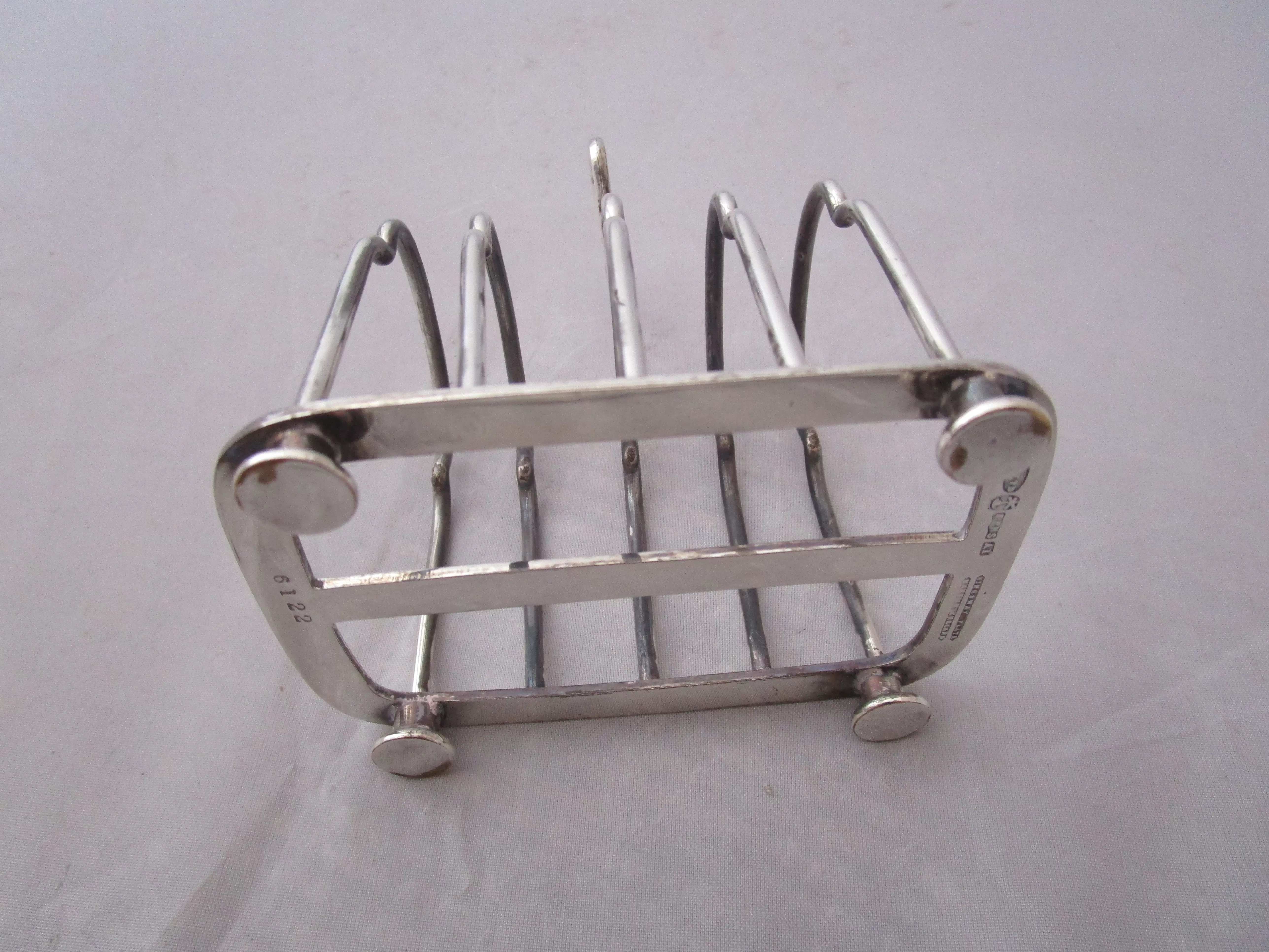 A1 Silver Plate Toast Rack Vintage Mid Century c1950