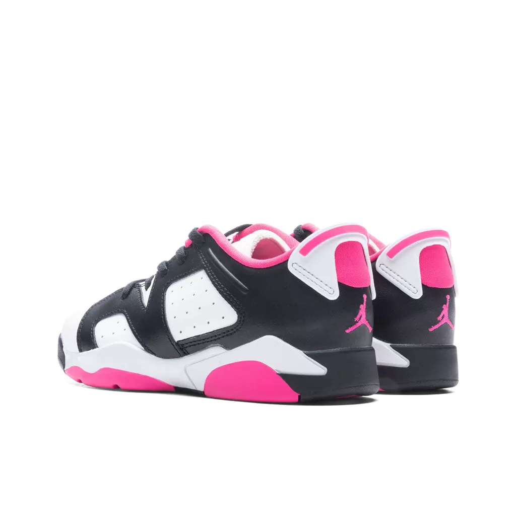 Air Jordan VI Retro Low (PS) - Black/Fierce Pink/White