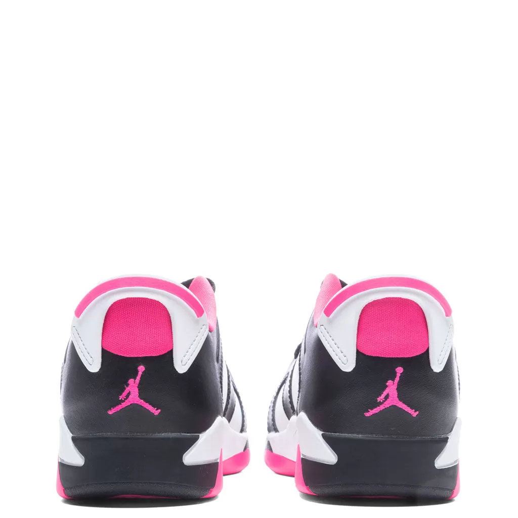 Air Jordan VI Retro Low (PS) - Black/Fierce Pink/White