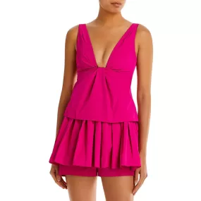 A.L.C. Womens Steph Pleated Short Two Piece Dress