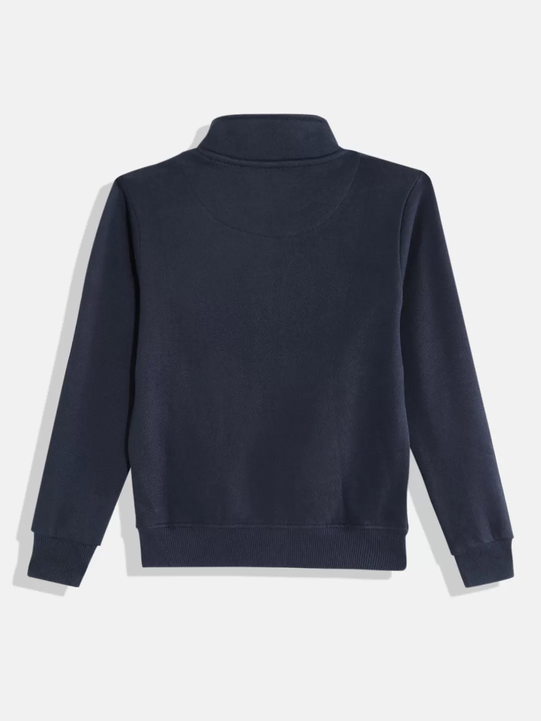 Alcis Boys Navy Blue Solid Sweatshirt