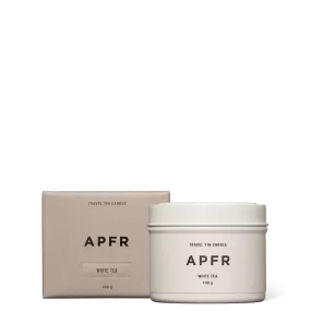 APFR Travel Tin Candle "White Tea"