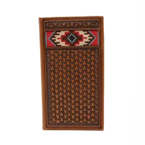 Ariat Rodeo Multi Embroidered  Tan Wallet