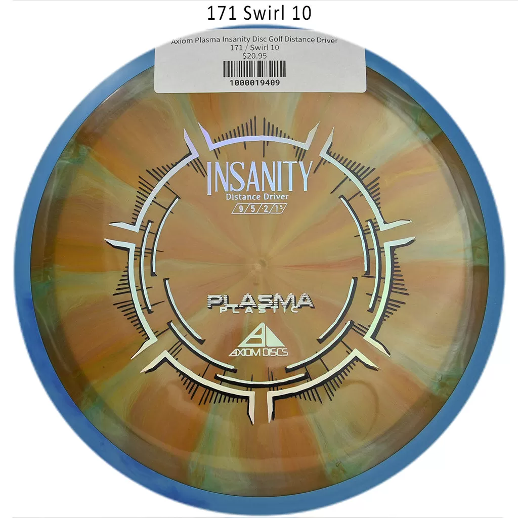 Axiom Plasma Insanity Disc Golf Distance Driver