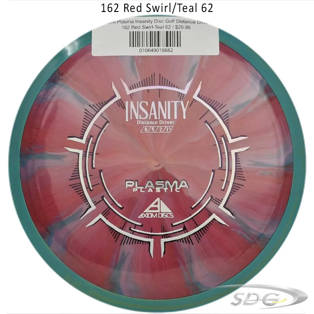 Axiom Plasma Insanity Disc Golf Distance Driver