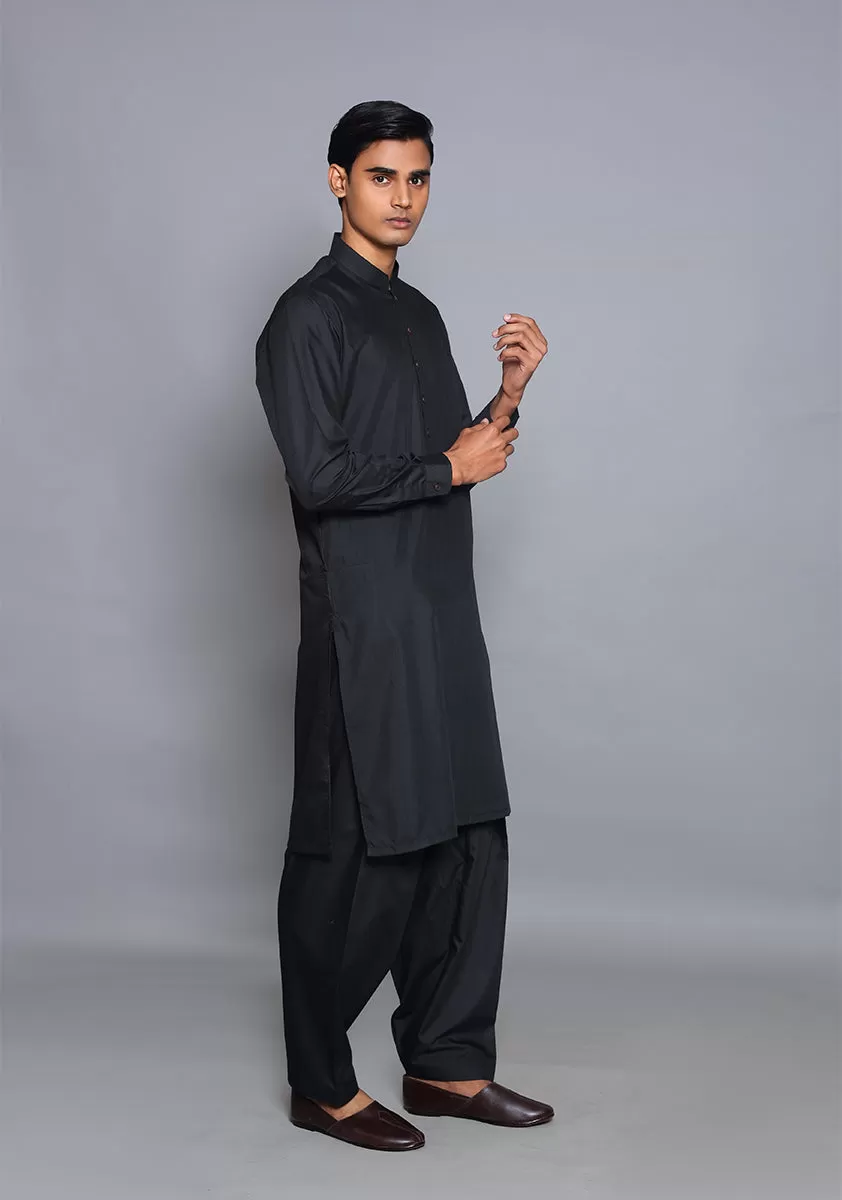 Basic Poly Viscose Maluki Tap Shoe Slim Fit Suit