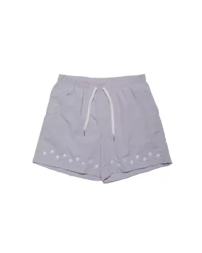 Bather Lavender Embroidered Sun Swim Trunk