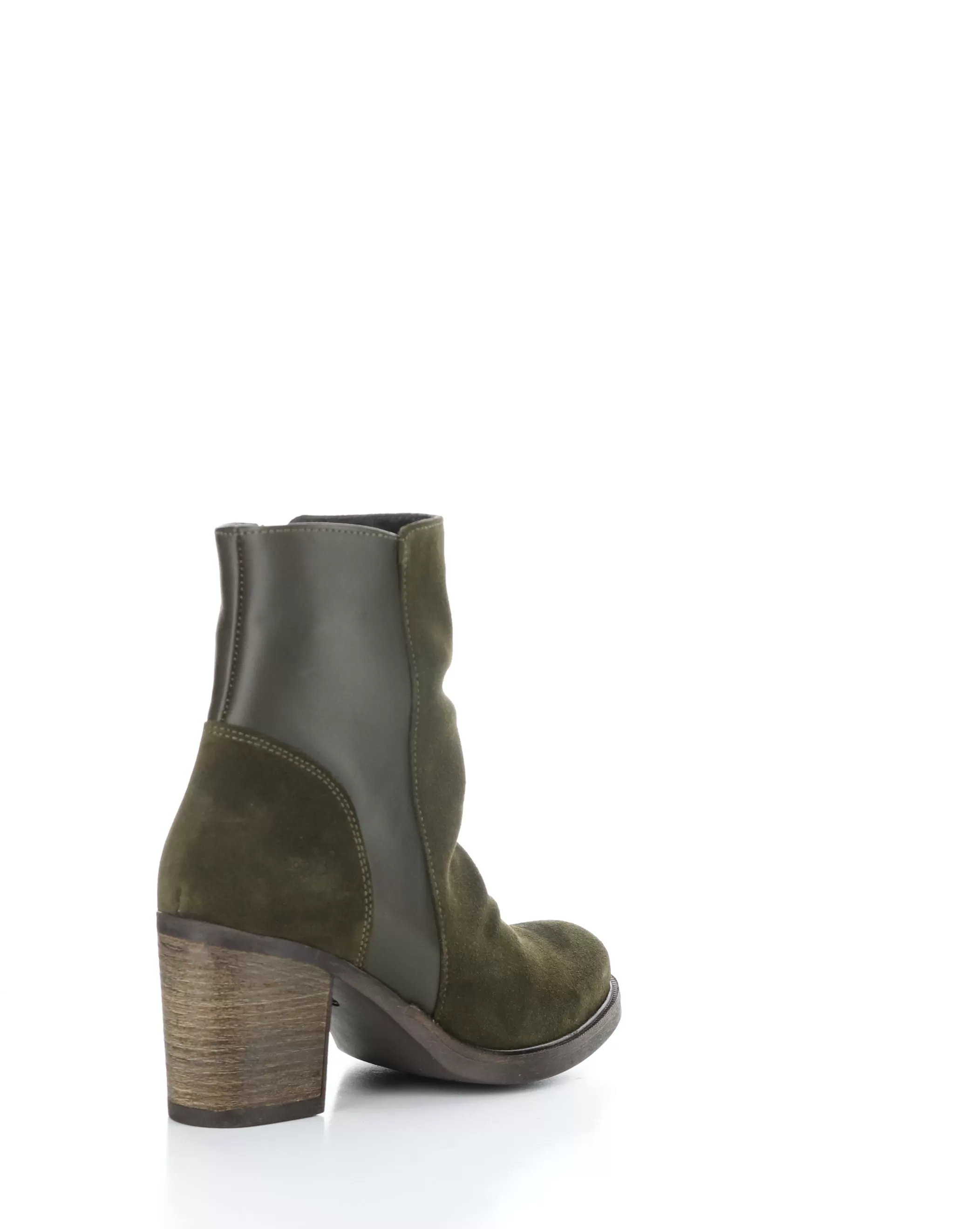 BIBOS OLIVE Round Toe Boots