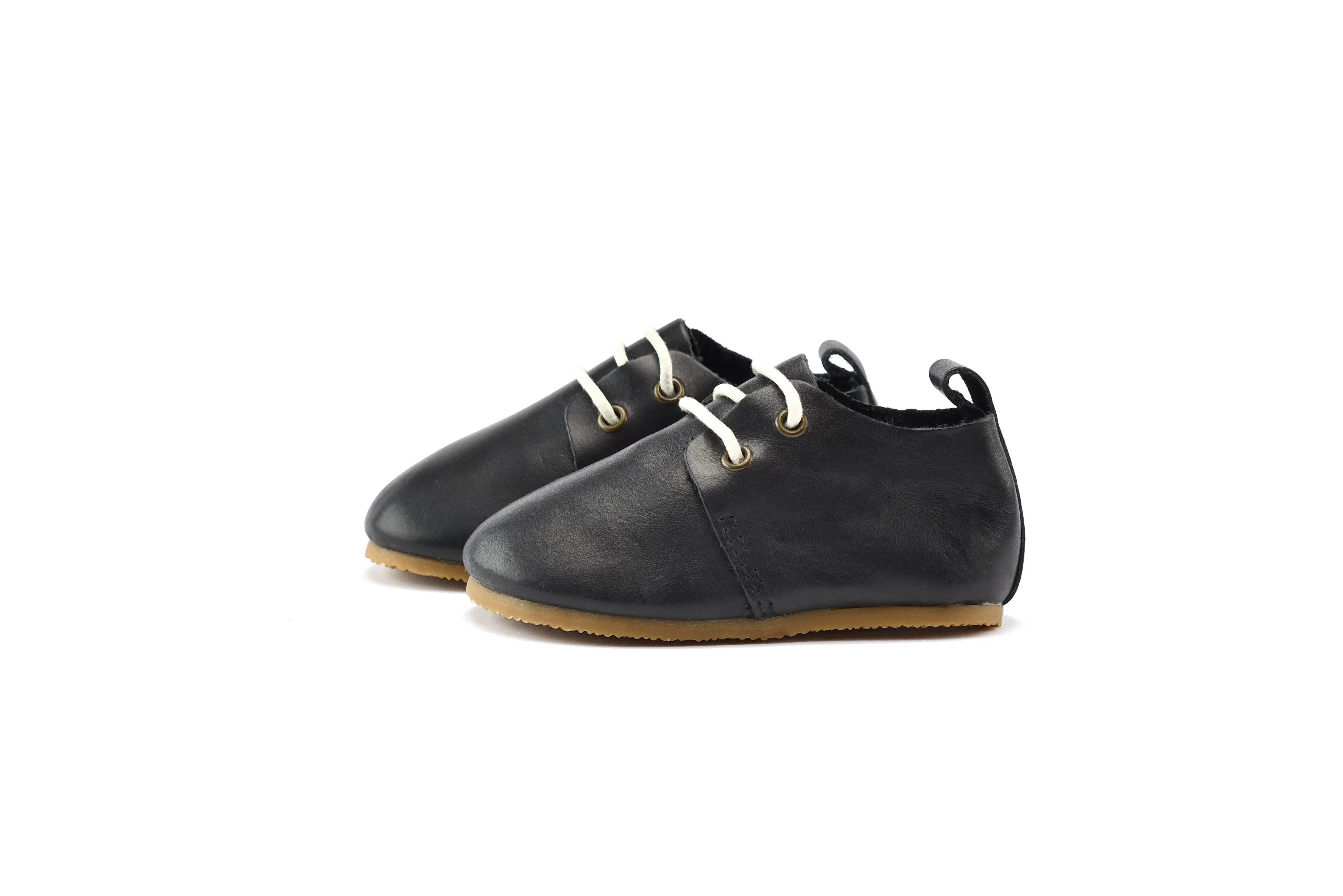 Black - Low Top Oxfords - Hard Sole