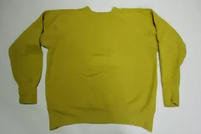 Blank Yellow 60's Vintage Gusset Chain Stitched Crewneck Sweatshirt