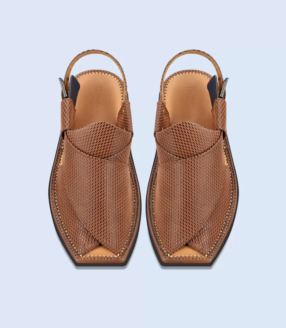 BM4558-BROWN-Men Peshawari's