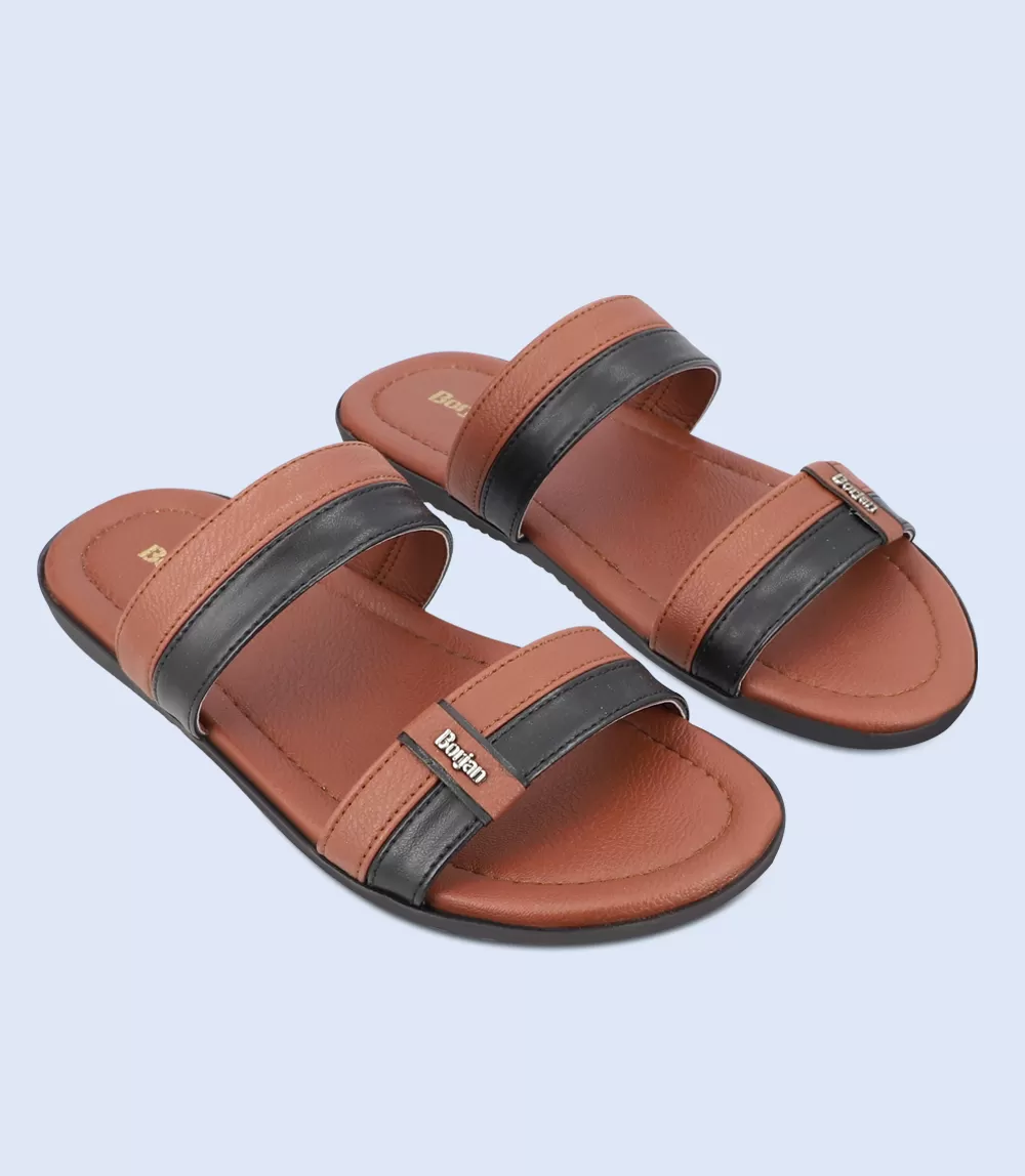 BM5631-TAN-Men Slippers