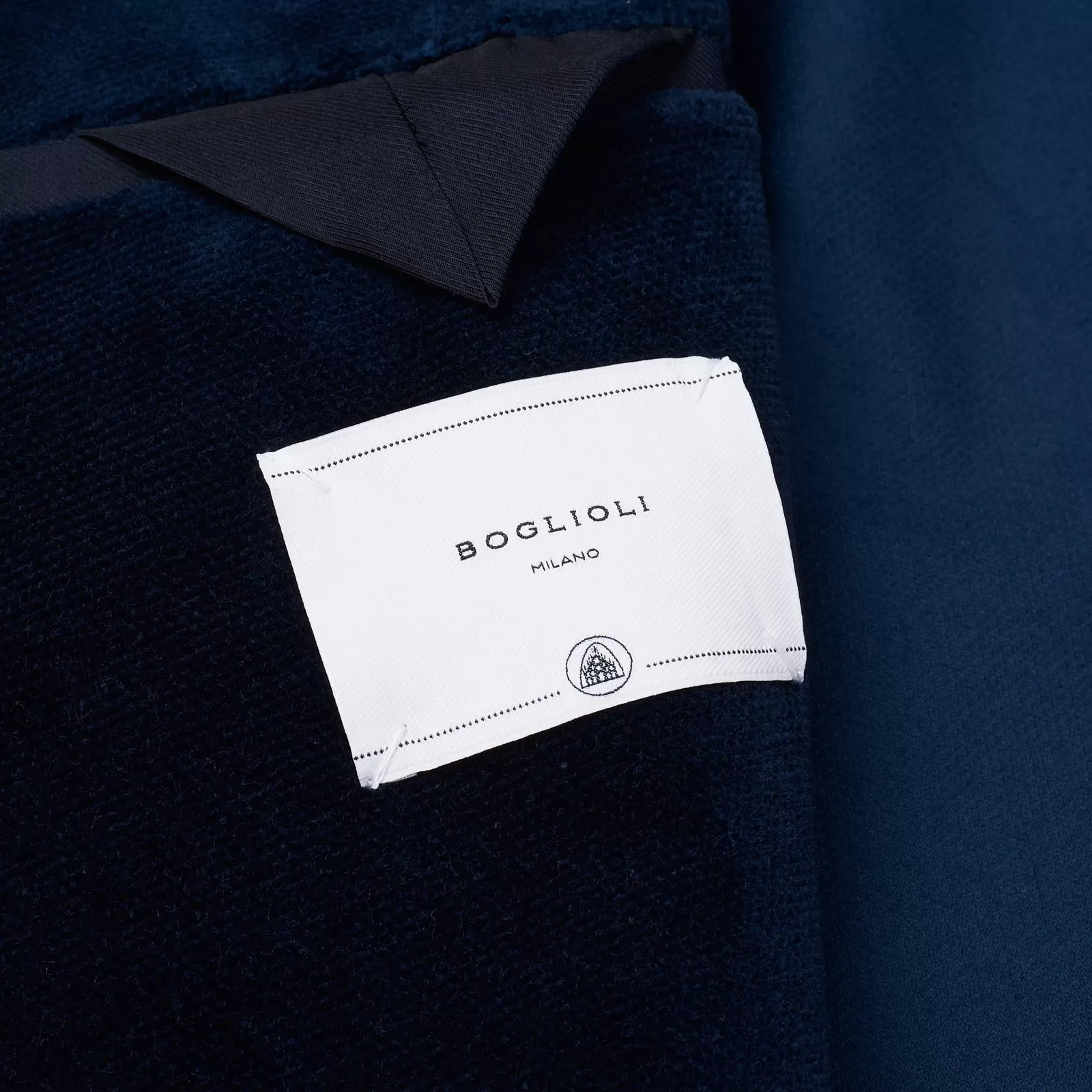 BOGLIOLI Milano "K.Jacket" Navy Blue Cotton Moleskin Unlined Jacket EU 48 NEW US 38