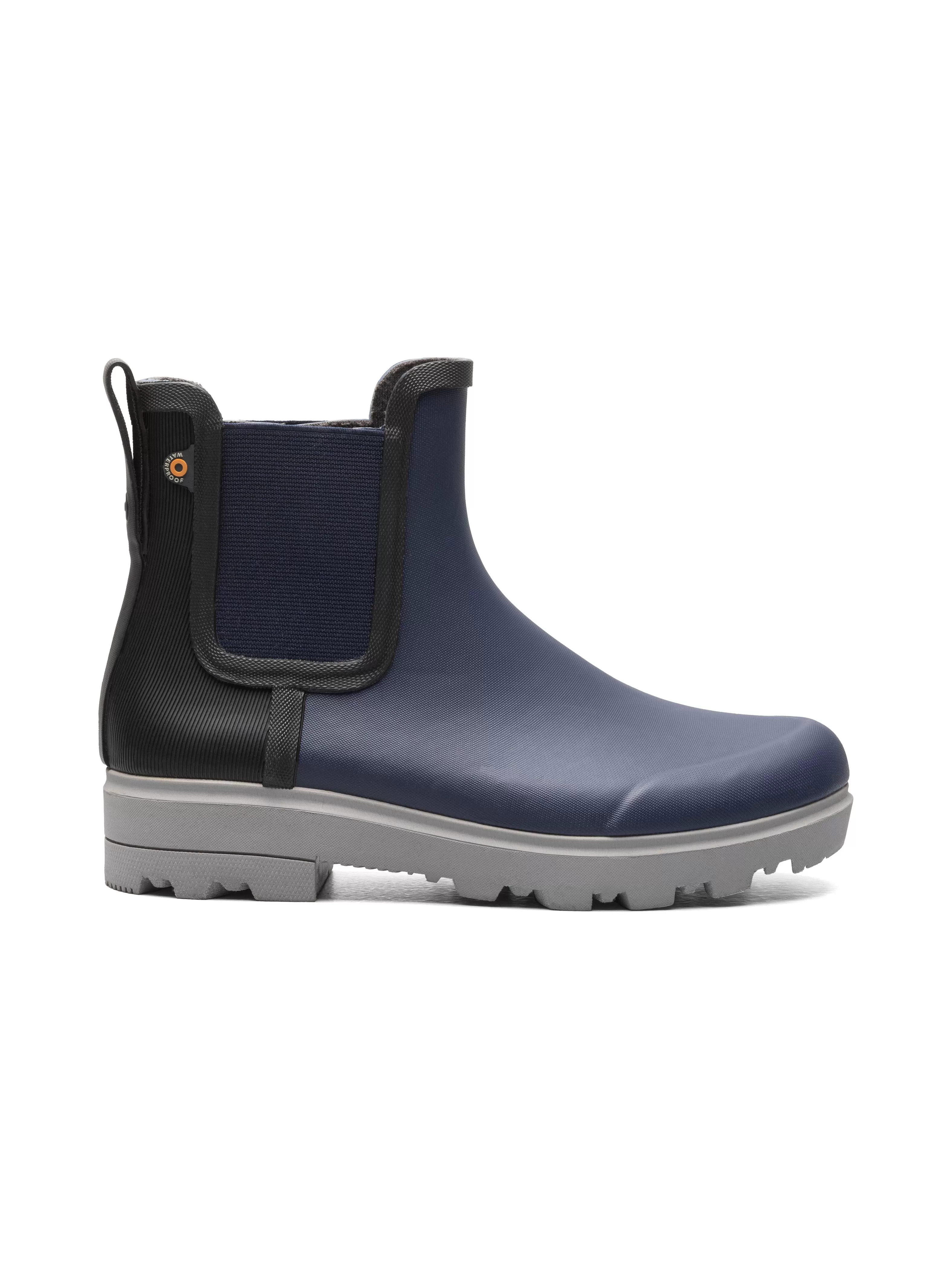 Bogs- Women's Holly Chelsea Navy Rain Boots 72781492