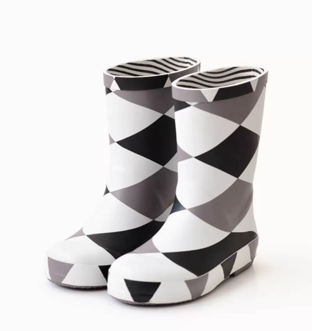 Boxbo Damier Girl's and Boy's Rain Boot