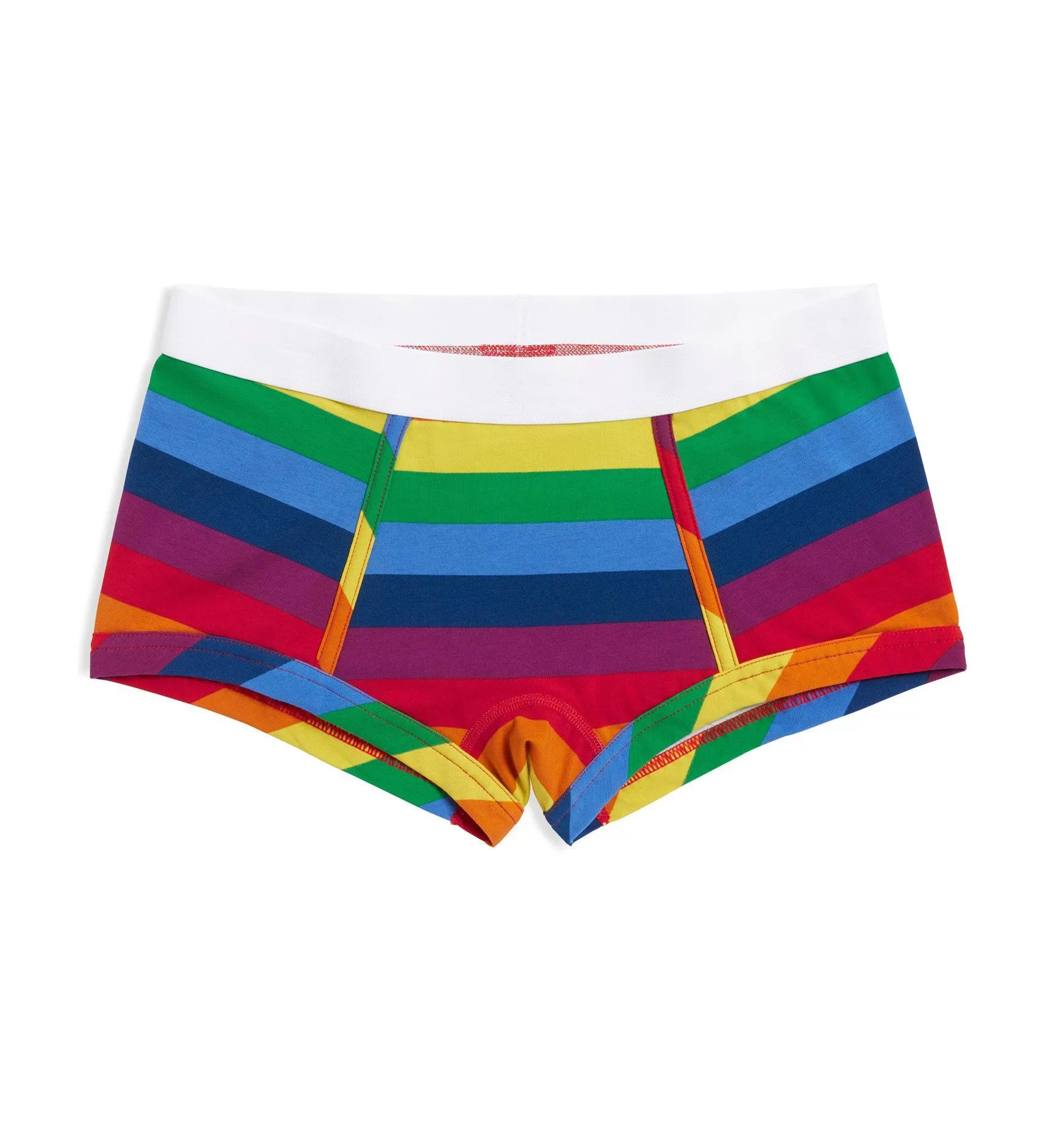 Boy Shorts - Rainbow Pride Stripes