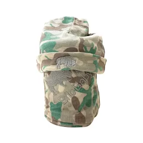 Camouflage Baby Swaddle and Hat Set