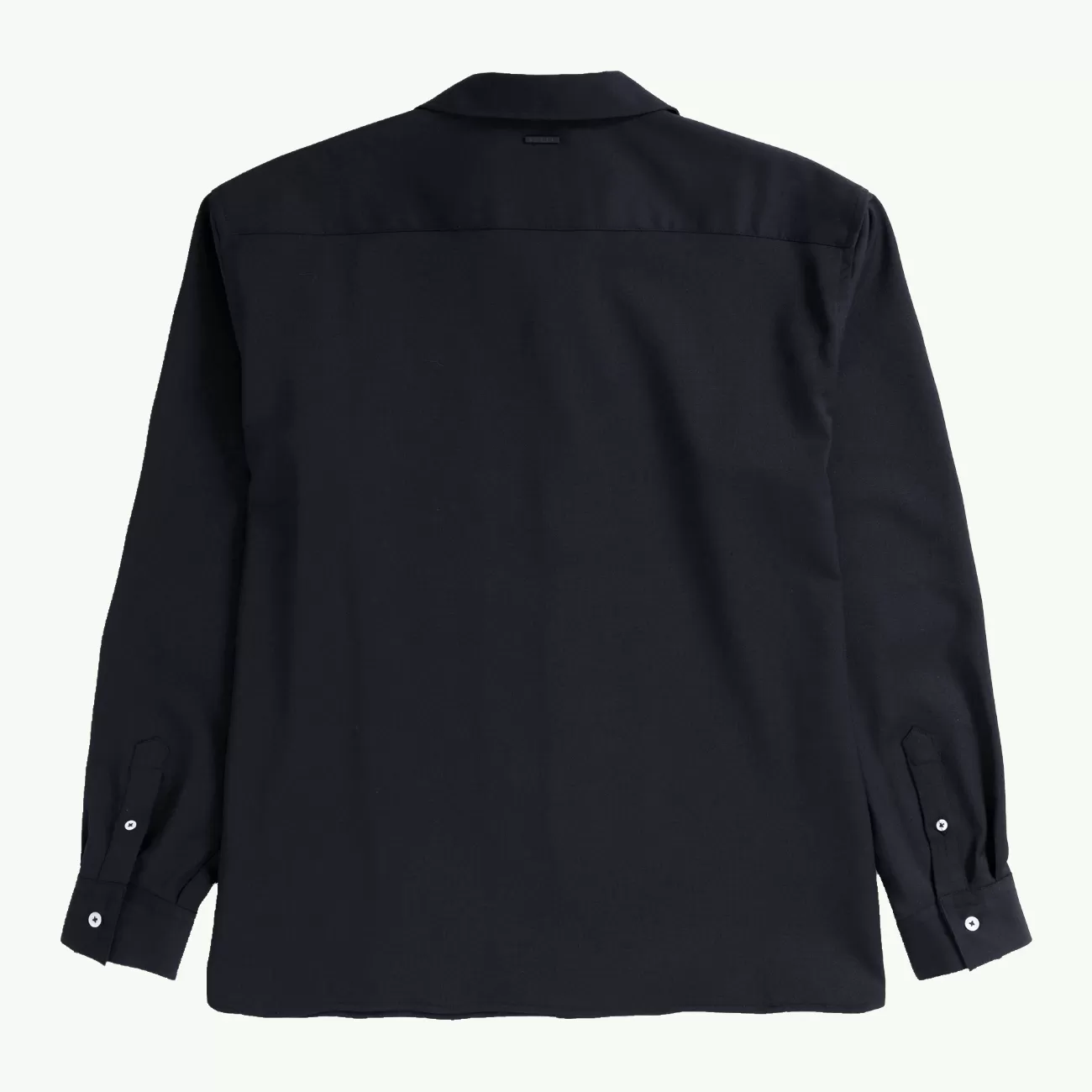 Carsten Light Wool LS Shirt - Dark Navy