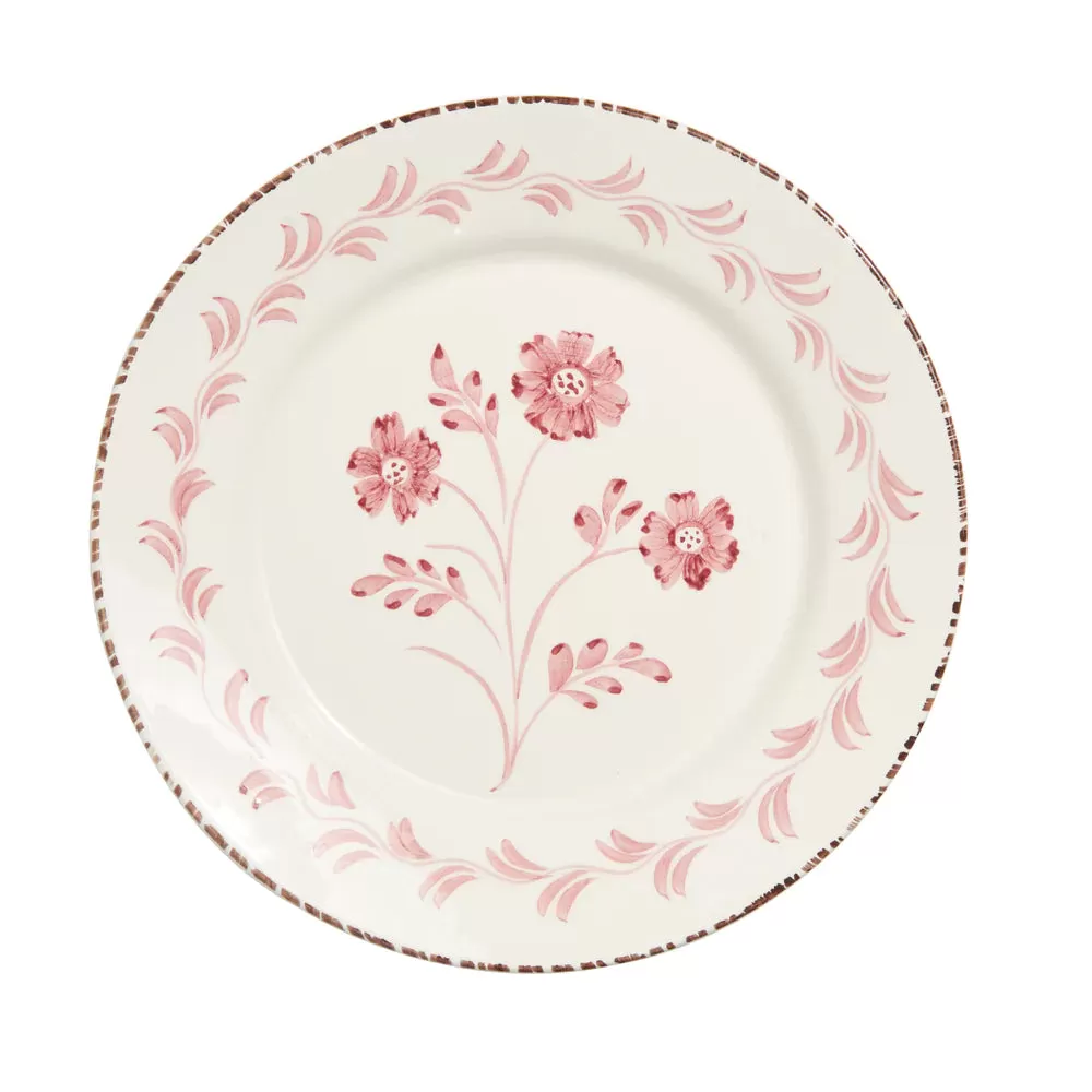 Casa Nuno Pink and White Plate - (four variants)