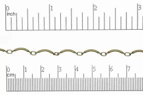 CH817, Curved Link Chain - Per Foot