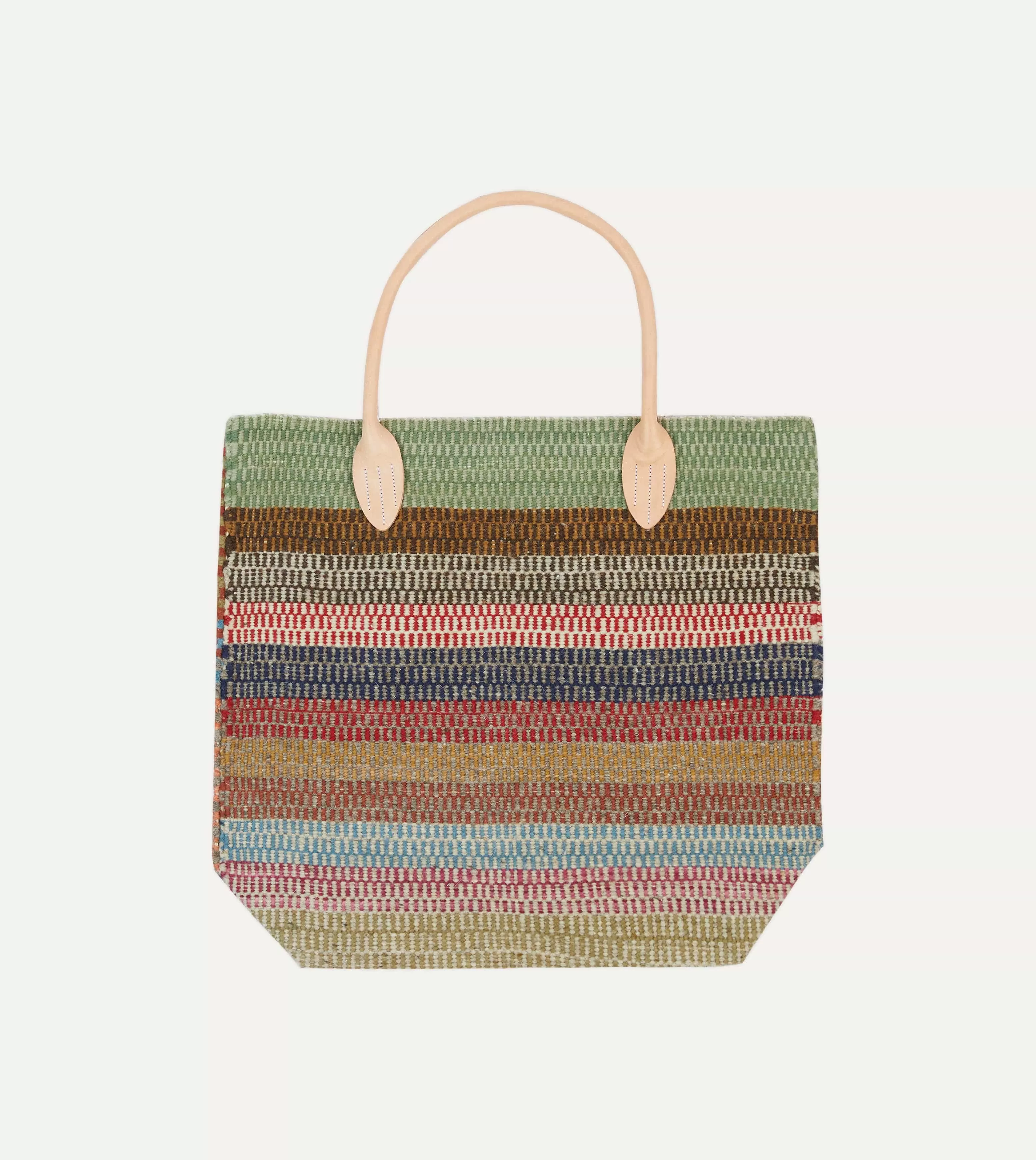 Chamula Stripe Wool Blanket Tote