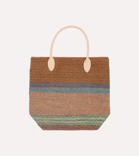 Chamula Stripe Wool Blanket Tote