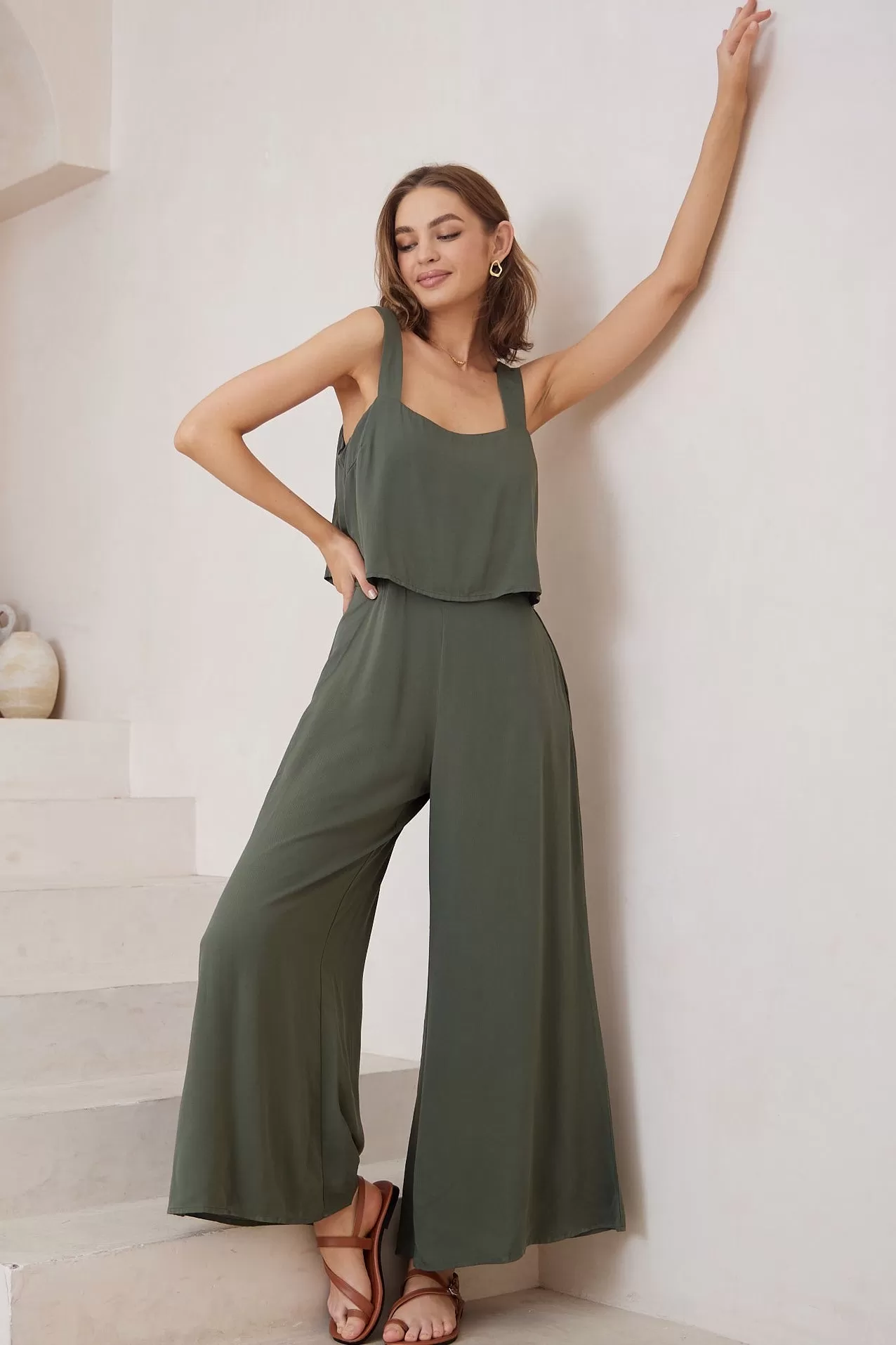 Cielo Jumpsuit - Khaki