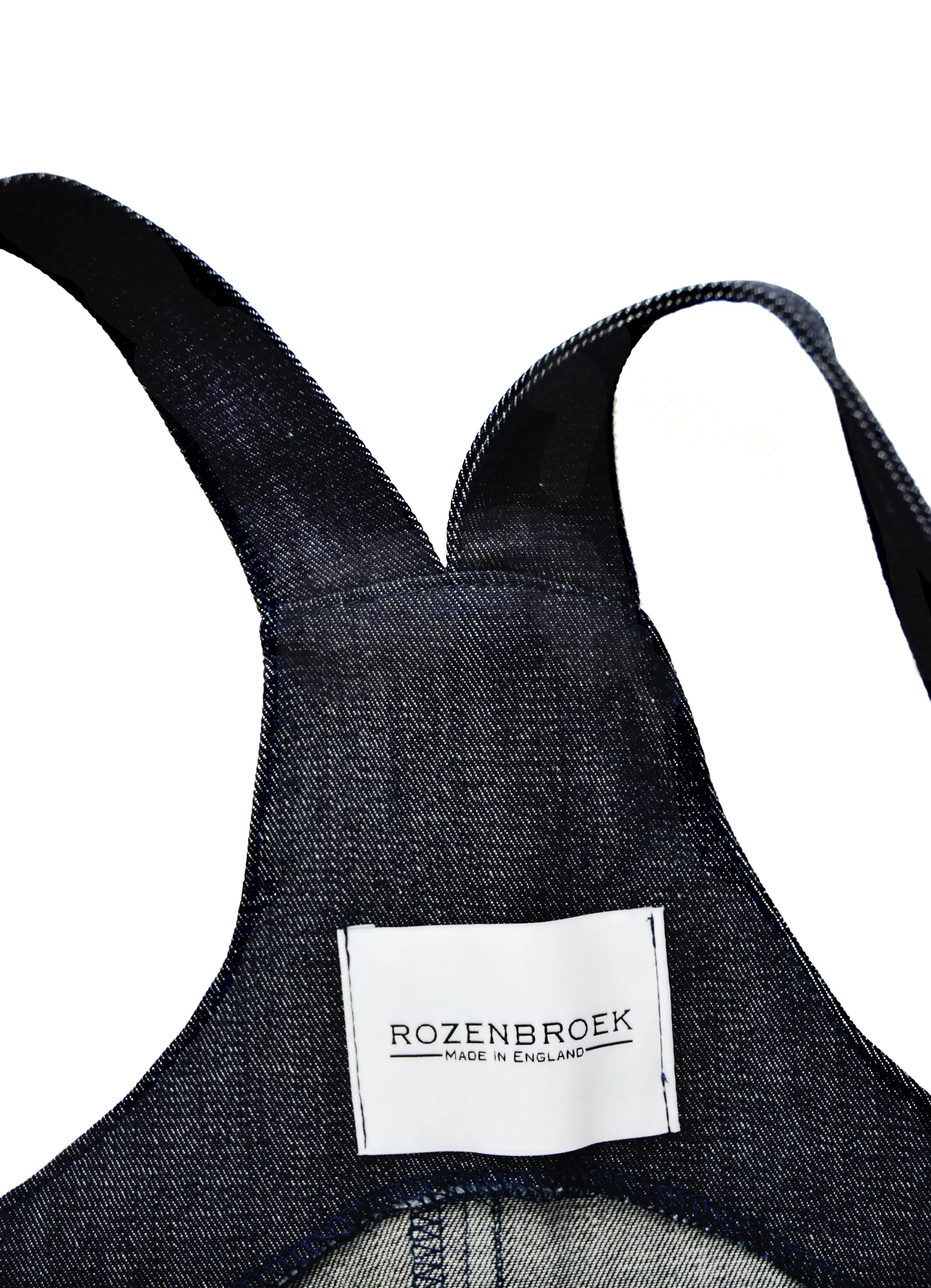 {Clearance Stock} Organic Denim Dungaree Dress in Indigo