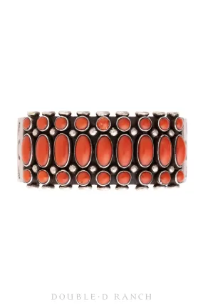 Cuff, Row, Coral, Kirk Smith Hallmark, Vintage, 3388