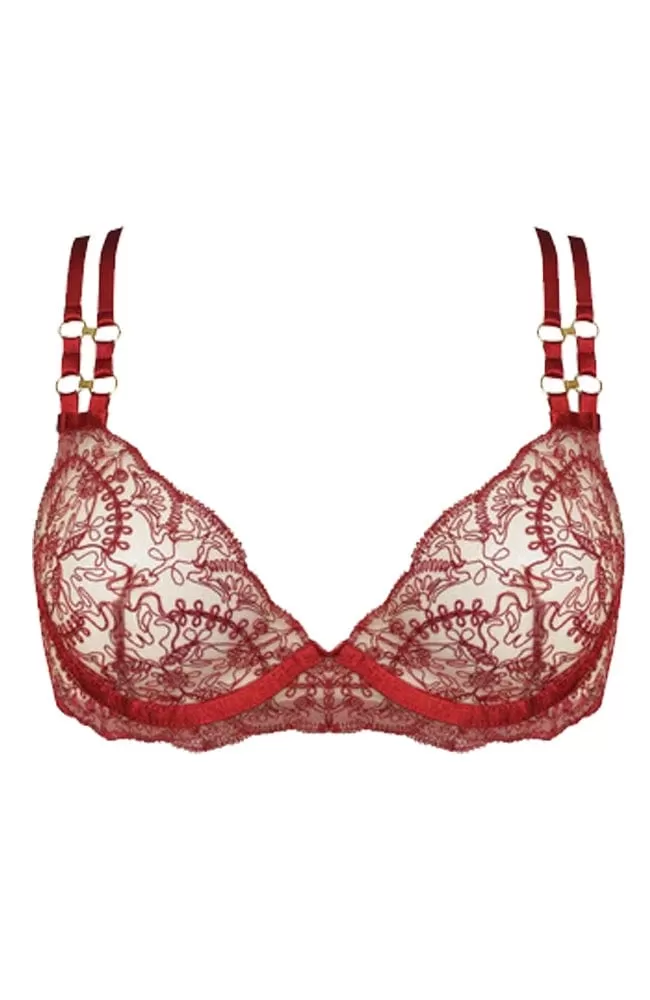 Cymatic Plunge Wire Bra