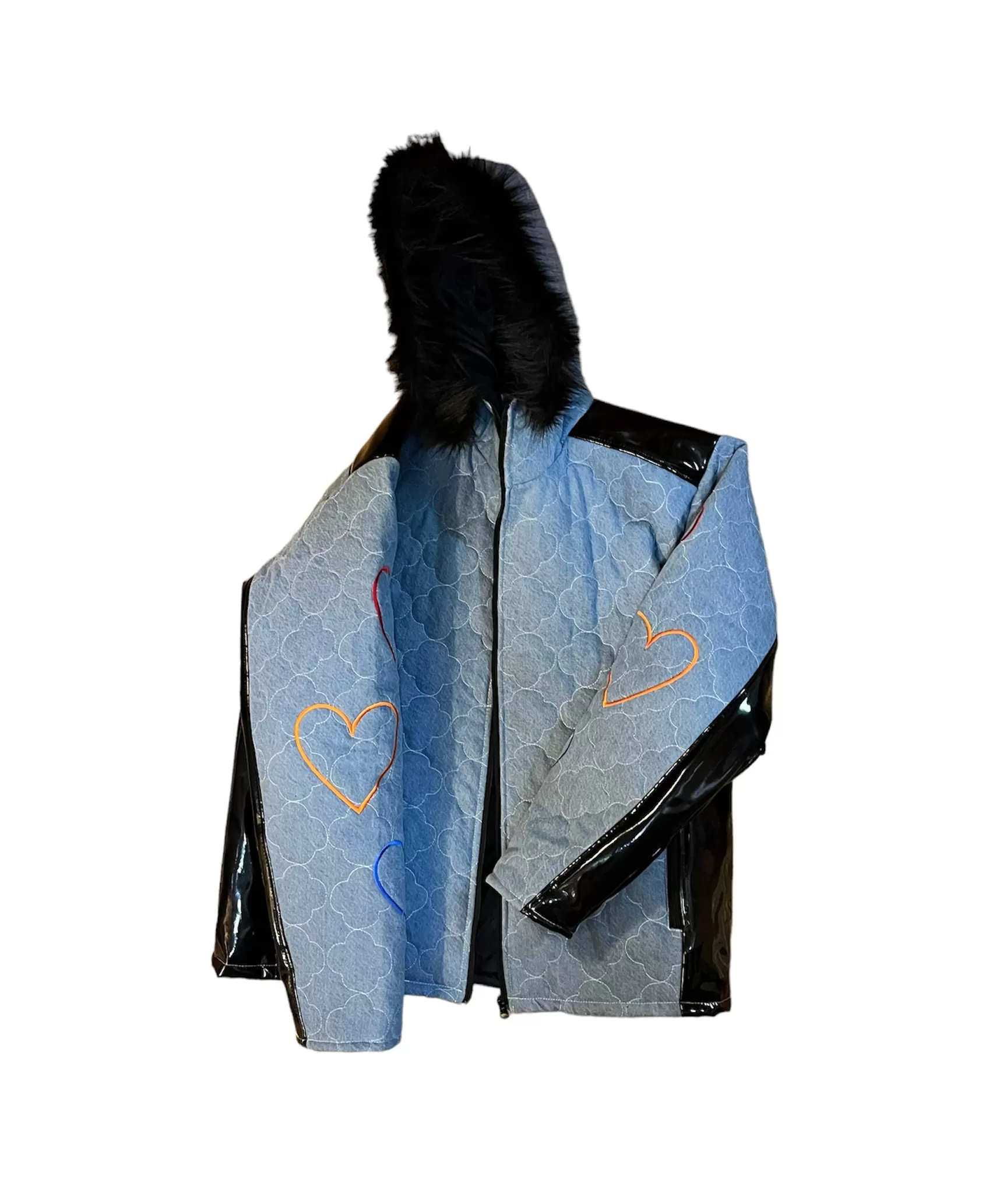 Denim Winter Coat