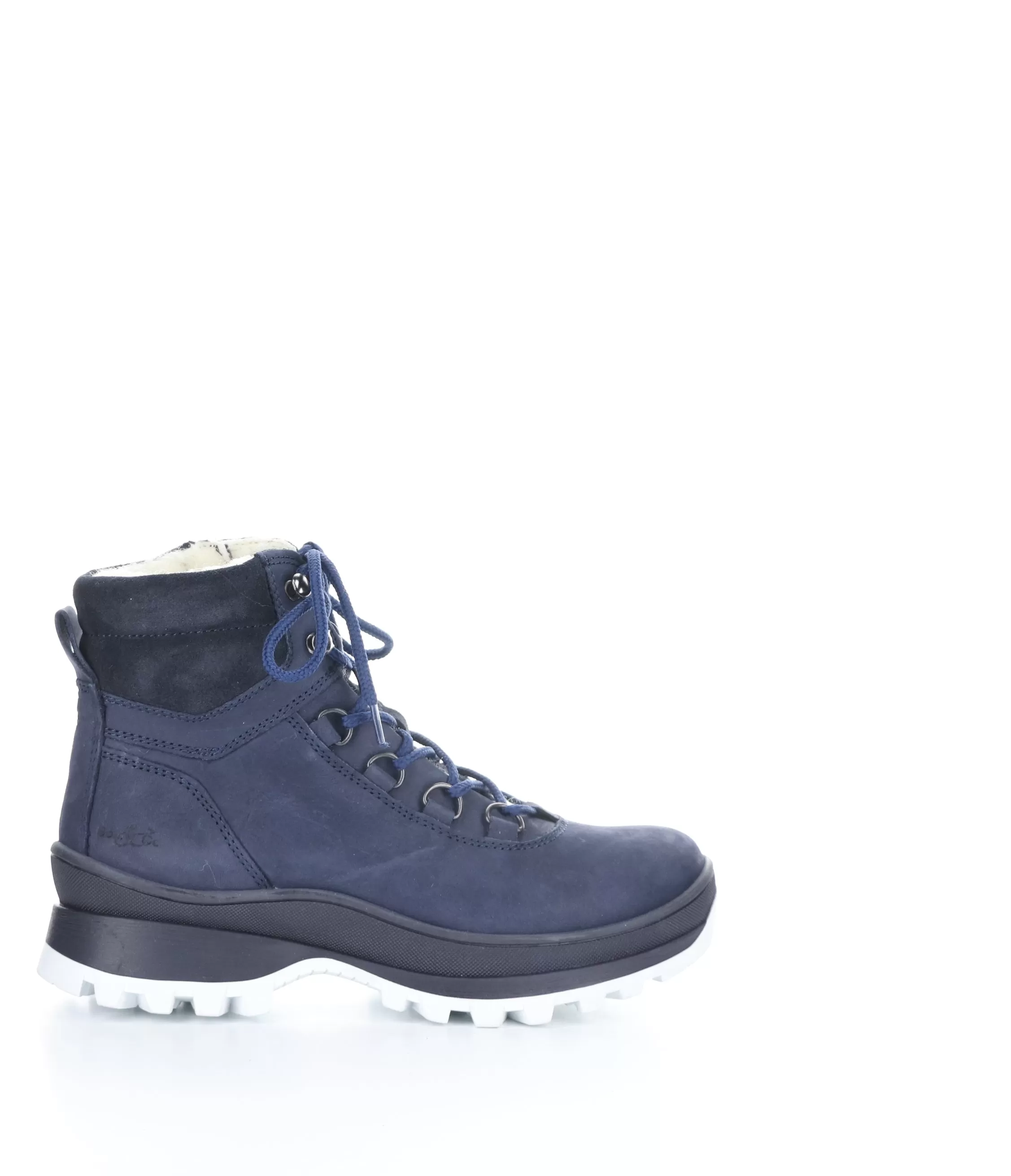 DIAS NAVY Round Toe Boots