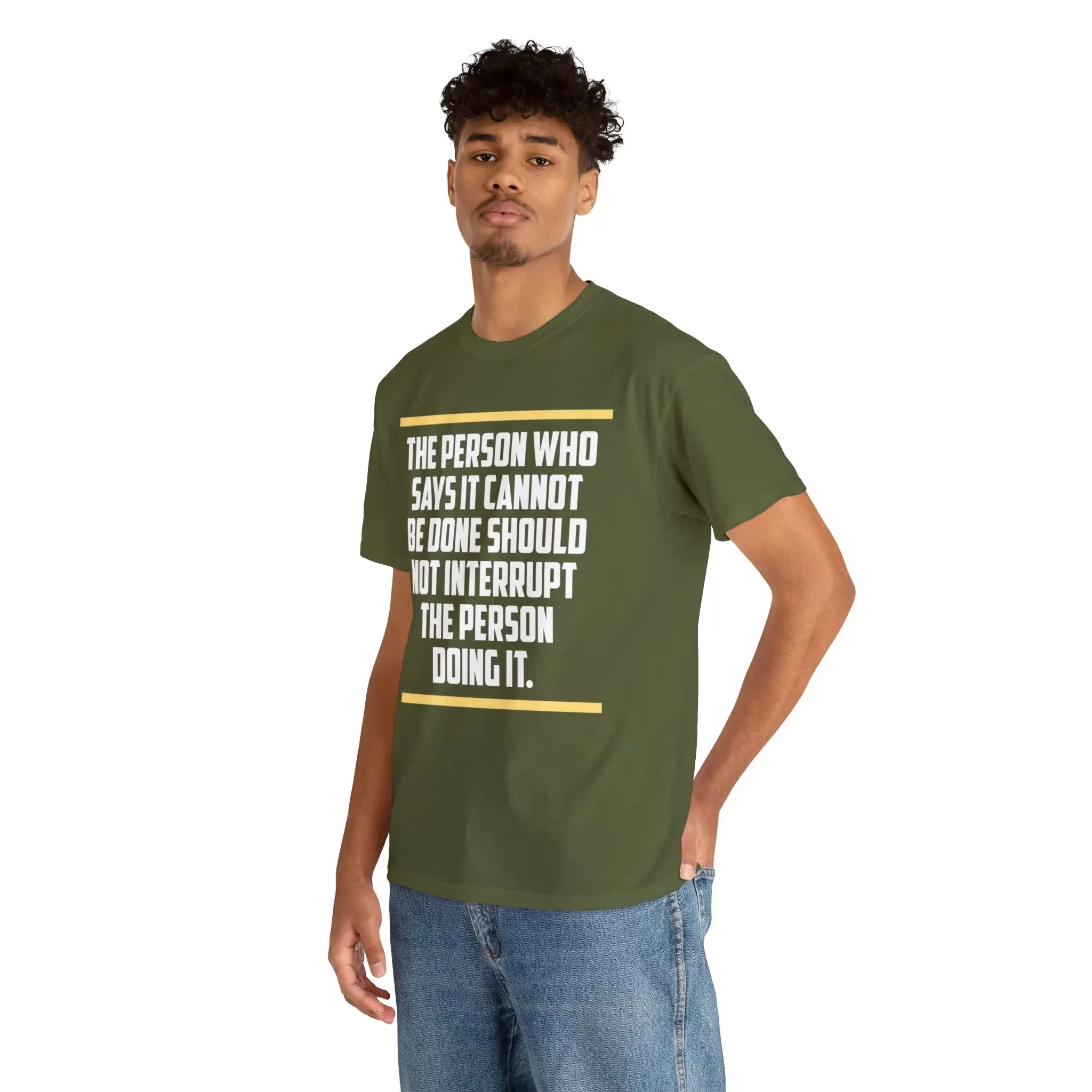 Doer's Assertion Uninterrupted T-Shirt Unisex Heavy Cotton Tee