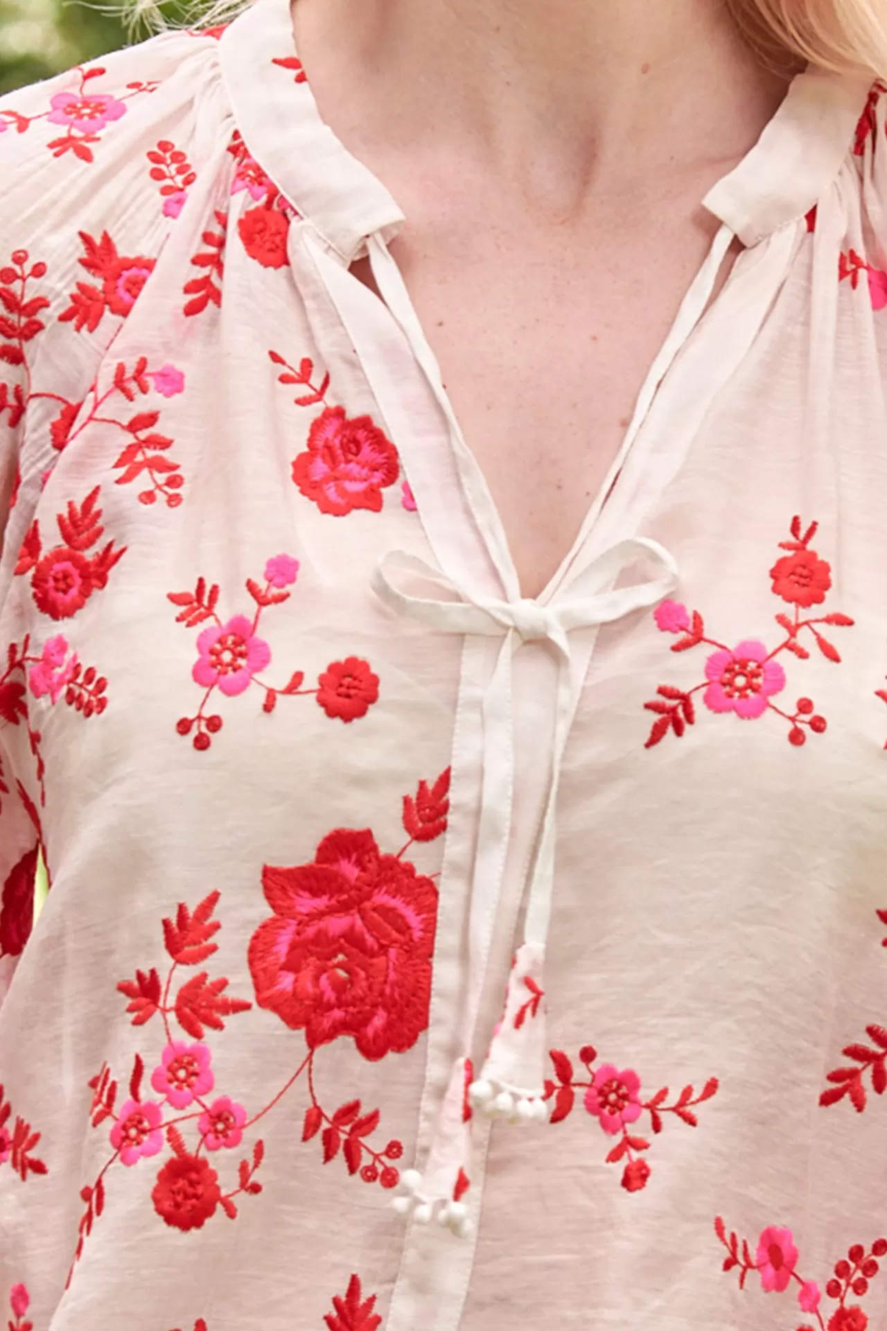 Emily Embroidered Floral Top