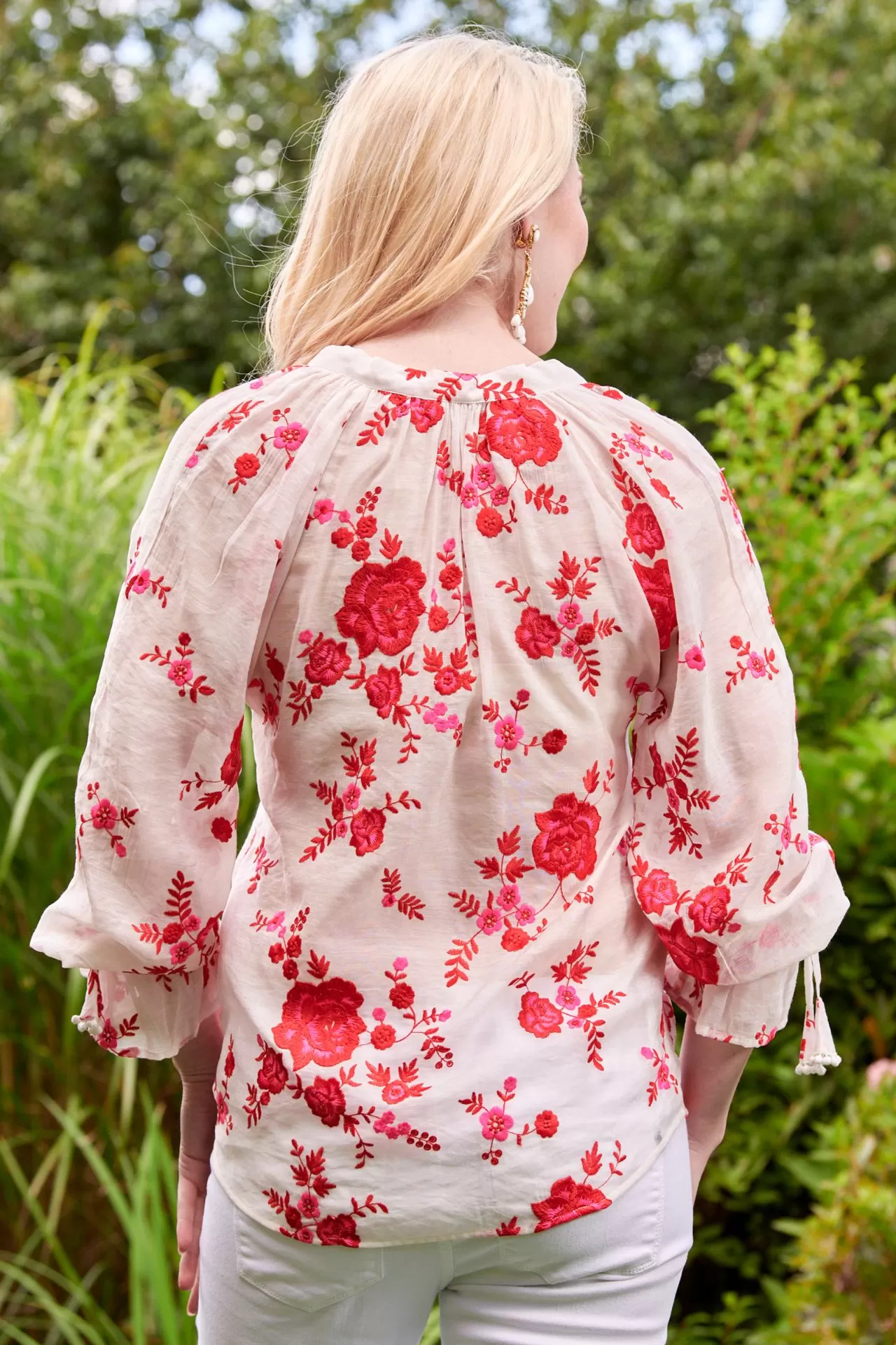 Emily Embroidered Floral Top