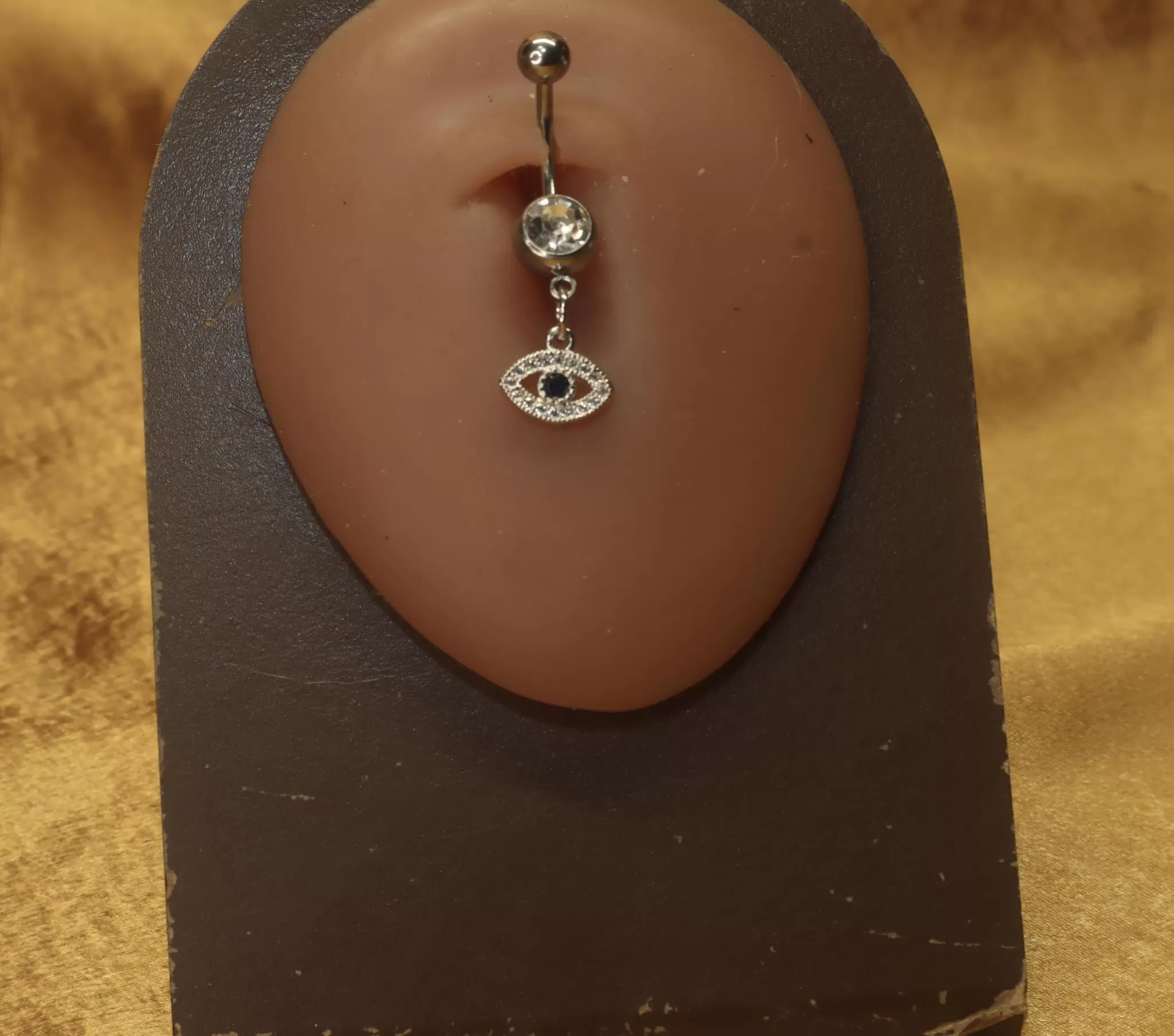 Enchanting Evil Eye Belly Button Ring