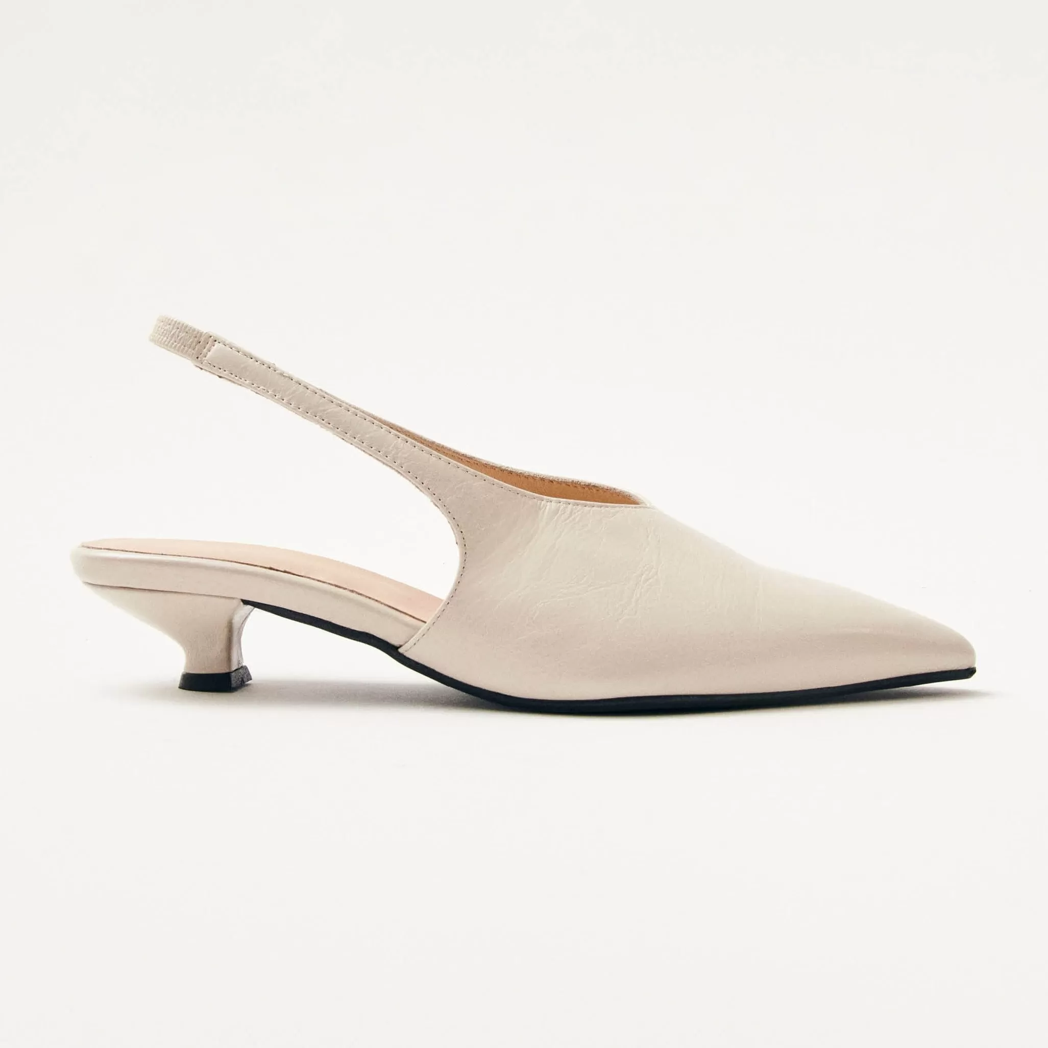 Eros Cream Leather Pumps