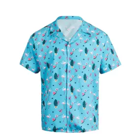 FLAMINGO ALOHA SHIRT