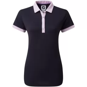 Footjoy Polo Piqué Uni 2023 NAVY Pink