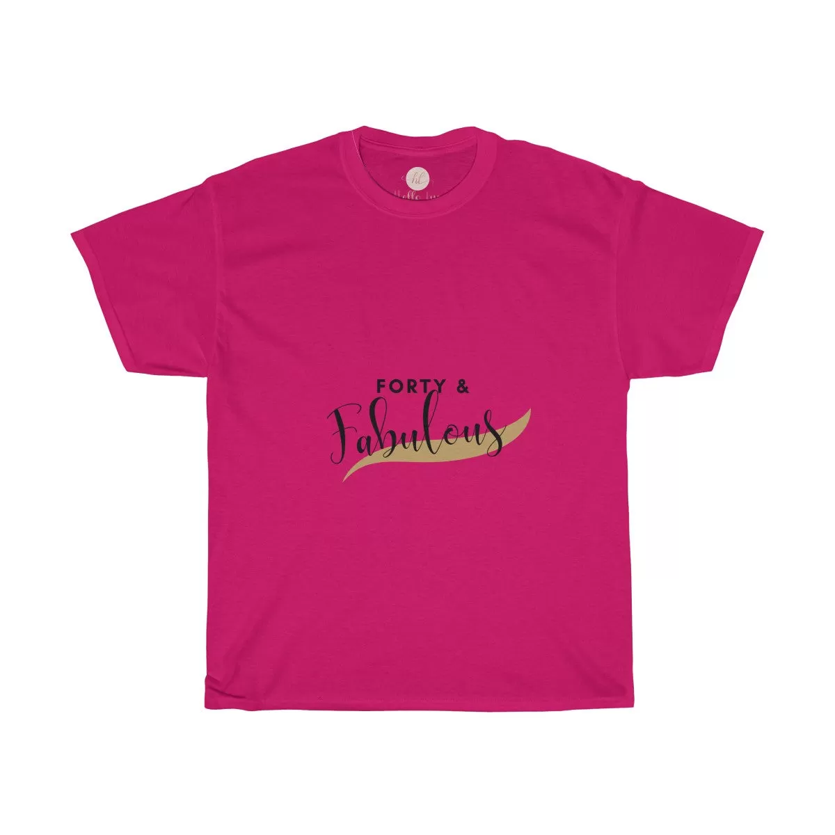 Forty & Fabulous Tee| 40 Birthday Girl Tee