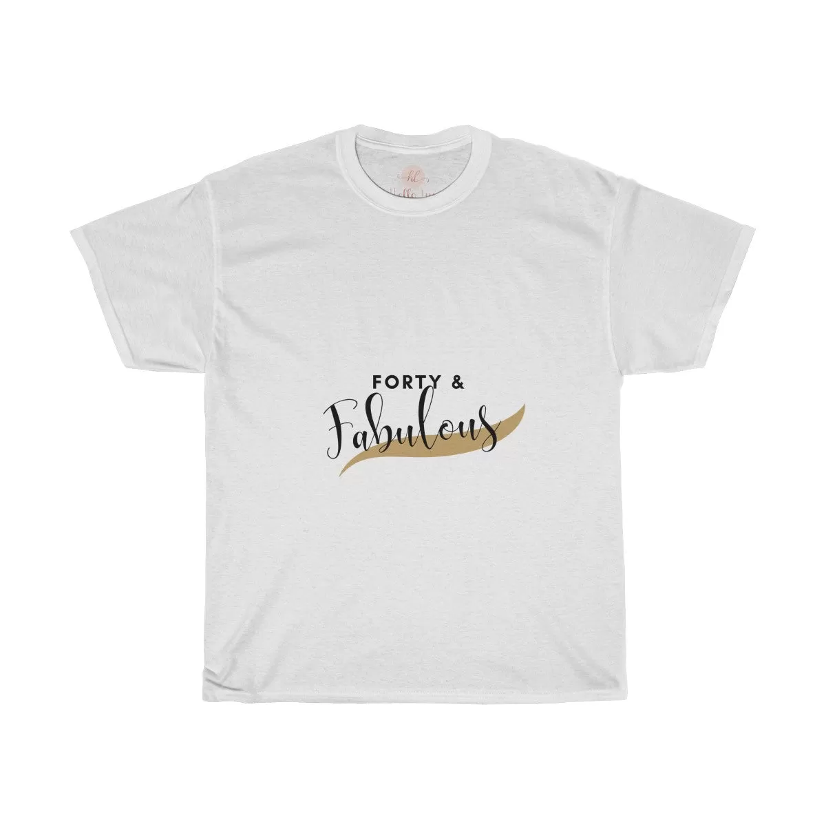 Forty & Fabulous Tee| 40 Birthday Girl Tee